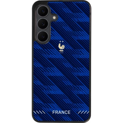 Samsung Galaxy S25 FE Case Hülle - Silikon schwarz Frankreich 2026 personalisierbares Fussballtrikot