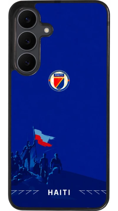 Samsung Galaxy S25 FE Case Hülle - Silikon schwarz Haiti 2026 personalisierbares Fussballtrikot