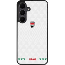 Samsung Galaxy S25 FE Case Hülle - Silikon schwarz Irak 2026 personalisierbares Fussballtrikot