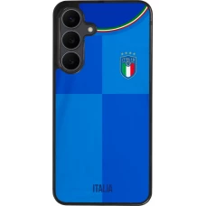 Samsung Galaxy S25 FE Case Hülle - Silikon schwarz Italien 2022 personalisierbares Fußballtrikot