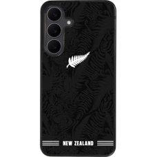 Samsung Galaxy S25 FE Case Hülle - Silikon schwarz Neuseeland 2026 personalisierbares Fussballtrikot