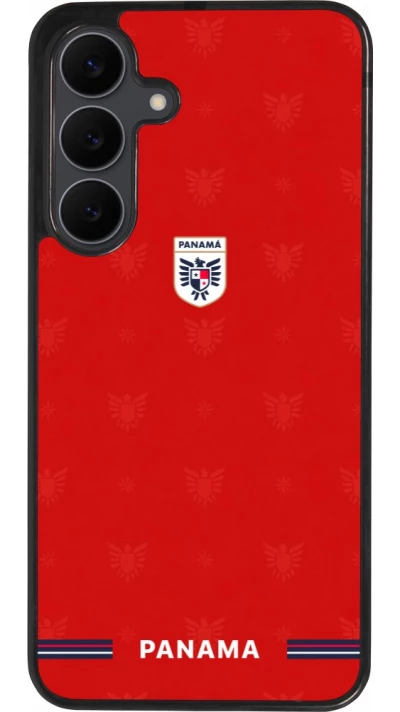Samsung Galaxy S25 FE Case Hülle - Silikon schwarz Panama 2026 personalisierbares Fussballtrikot