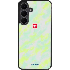 Samsung Galaxy S25 FE Case Hülle - Silikon schwarz Schweiz Away 2026 personalisierbares Fussballtrikot