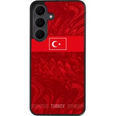 Samsung Galaxy S25 FE Case Hülle - Silikon schwarz Türkei 2026 personalisierbares Fussballtrikot