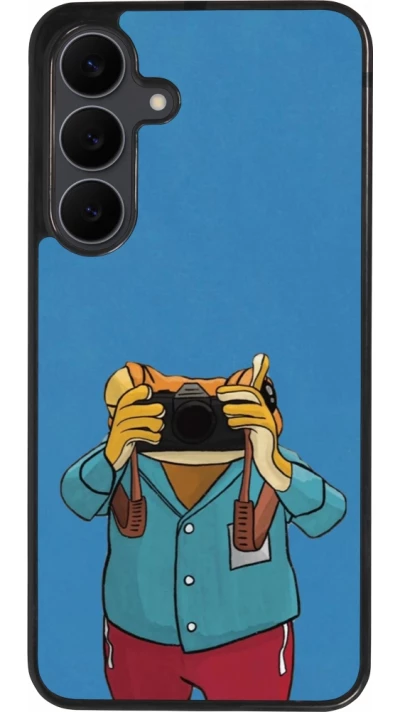 Samsung Galaxy S25 FE Case Hülle - Silikon schwarz Frog with camera DTMF