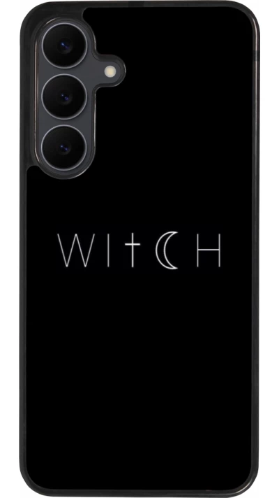 Coque Samsung Galaxy S25 FE - Silicone rigide noir Halloween 22 witch word