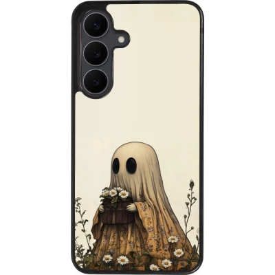 Coque Samsung Galaxy S25 FE - Silicone rigide noir Halloween 2025 Ghost gardener