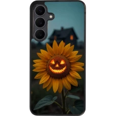 Samsung Galaxy S25 FE Case Hülle - Silikon schwarz Halloween 2026 Evil Sunflower