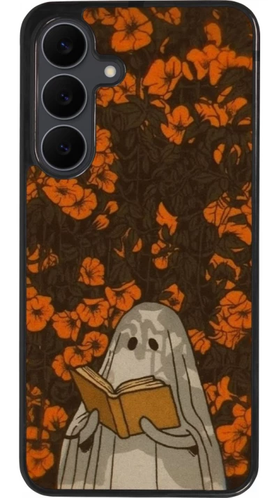 Samsung Galaxy S25 FE Case Hülle - Silikon schwarz Halloween 2026 Ghost reading