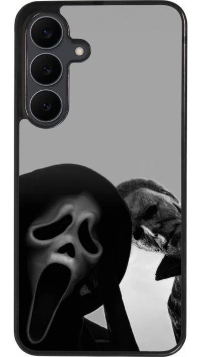 Samsung Galaxy S25 FE Case Hülle - Silikon schwarz Halloween 2026 Scream and Michael Myers