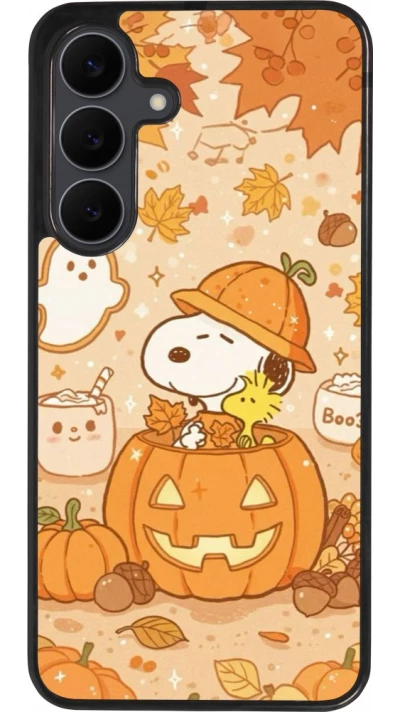 Samsung Galaxy S25 FE Case Hülle - Silikon schwarz Halloween 2026 Snoopy Halloween