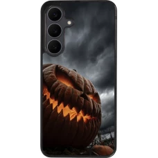 Samsung Galaxy S25 FE Case Hülle - Silikon schwarz Halloween 2026 The Wicked Pumpkin