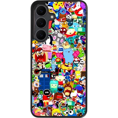 Samsung Galaxy S25 FE Case Hülle - Silikon schwarz Mixed cartoons