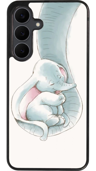 Samsung Galaxy S25 FE Case Hülle - Silikon schwarz Mom 1903