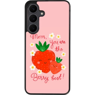 Samsung Galaxy S25 FE Case Hülle - Silikon schwarz Mom 2026 Berry best
