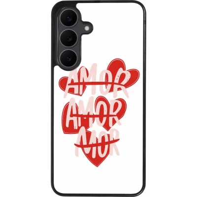 Samsung Galaxy S25 FE Case Hülle - Silikon schwarz Saint Valentines Day 26 Amor