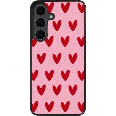Samsung Galaxy S25 FE Case Hülle - Silikon schwarz Saint Valentines Day 26 Pattern heart