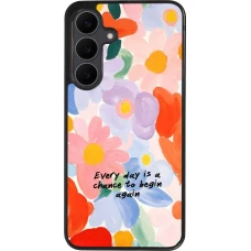 Samsung Galaxy S25 FE Case Hülle - Silikon schwarz Every day is a chance Spring 2026