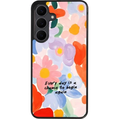 Coque Samsung Galaxy S25 FE - Silicone rigide noir Every day is a chance Spring 2026
