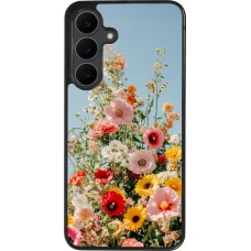 Coque Samsung Galaxy S25 FE - Silicone rigide noir Spring flowers Spring 2026
