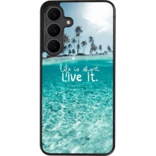 Coque Samsung Galaxy S25 FE - Silicone rigide noir Summer 18 24
