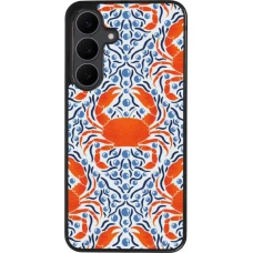 Samsung Galaxy S25 FE Case Hülle - Silikon schwarz Crabs and pearls Summer 2026
