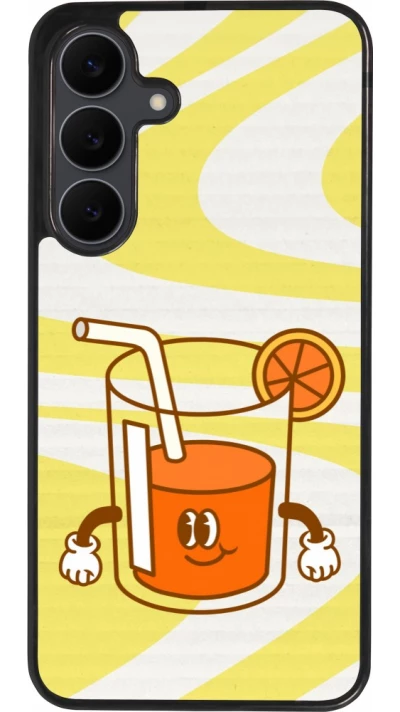 Samsung Galaxy S25 FE Case Hülle - Silikon schwarz Summer drink 2026
