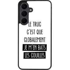 Samsung Galaxy S25 FE Case Hülle - Silikon schwarz Le truc globalement bats les couilles