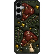 Coque Samsung Galaxy S25+ - Silicone rigide noir Autumn 26 3D mushrooms