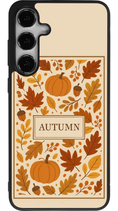 Coque Samsung Galaxy S25+ - Silicone rigide noir Autumn 26 Hello autumn