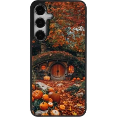 Coque Samsung Galaxy S25+ - Silicone rigide noir Autumn 26 Hobbit house