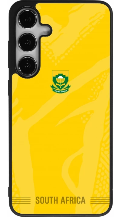 Samsung Galaxy S25+ Case Hülle - Silikon schwarz Südafrika 2026 personalisierbares Fussballtrikot