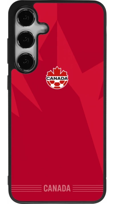 Samsung Galaxy S25+ Case Hülle - Silikon schwarz Kanada 2026 personalisierbares Fussballtrikot