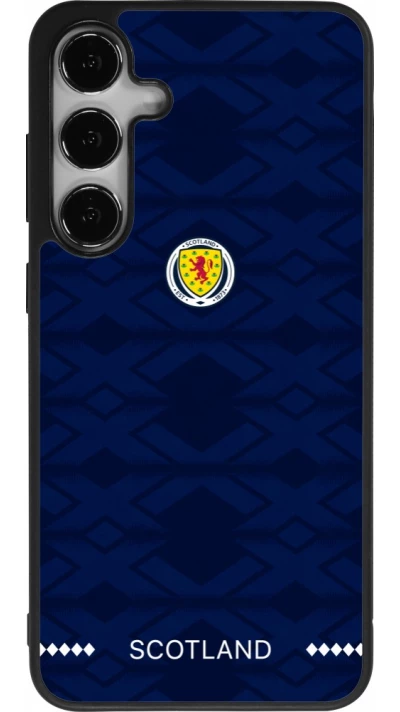 Samsung Galaxy S25+ Case Hülle - Silikon schwarz Schottland 2026 personalisierbares Fussballtrikot