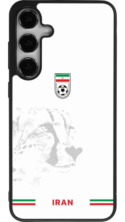 Samsung Galaxy S25+ Case Hülle - Silikon schwarz Iran 2026 personalisierbares Fussballtrikot