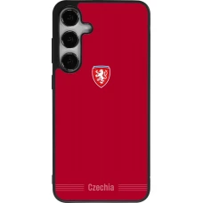 Samsung Galaxy S25+ Case Hülle - Silikon schwarz Tschechische Republik 2026 personalisierbares Fussballtrikot