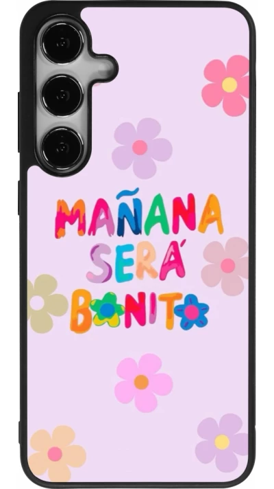 Samsung Galaxy S25+ Case Hülle - Silikon schwarz Karol G Manana sera bonito