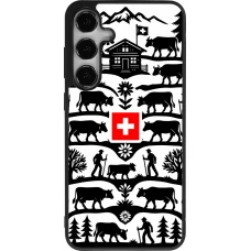 Samsung Galaxy S25+ Case Hülle - Silikon schwarz Poya Schweiz 3