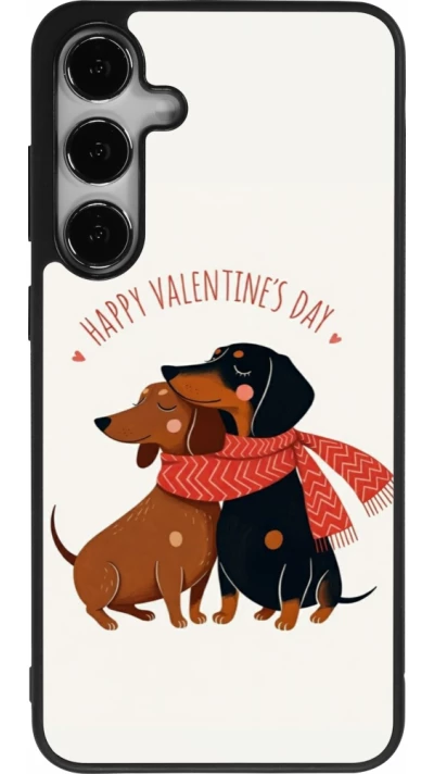 Samsung Galaxy S25+ Case Hülle - Silikon schwarz Saint Valentines Day 26 Happy Valentine