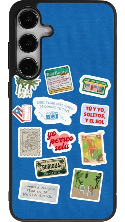 Samsung Galaxy S25+ Case Hülle - Silikon schwarz Seals of the Dominican Republic DTMF