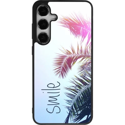 Samsung Galaxy S25+ Case Hülle - Silikon schwarz Smile 05