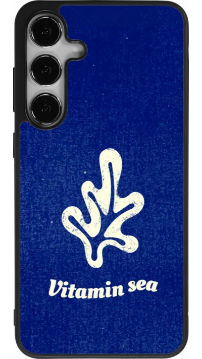 Coque Samsung Galaxy S25+ - Silicone rigide noir Vitamin sea Summer 2026