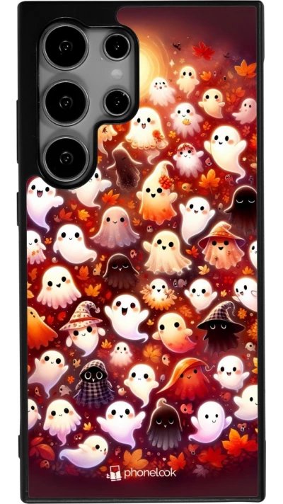 Samsung Galaxy S25 Ultra Case Hülle - Silikon schwarz Gespenster Herbst niedlich