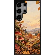 Coque Samsung Galaxy S25 Ultra - Silicone rigide noir Autumn 26 Illustrated Autumn