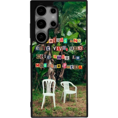 Coque Samsung Galaxy S25 Ultra - Silicone rigide noir Chairs DTMF