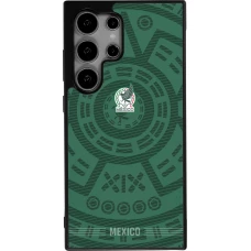 Coque Samsung Galaxy S25 Ultra - Silicone rigide noir Maillot de football Mexique 2026 personnalisable