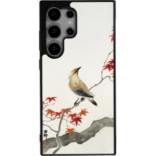 Samsung Galaxy S25 Ultra Case Hülle - Silikon schwarz Japanese Bird
