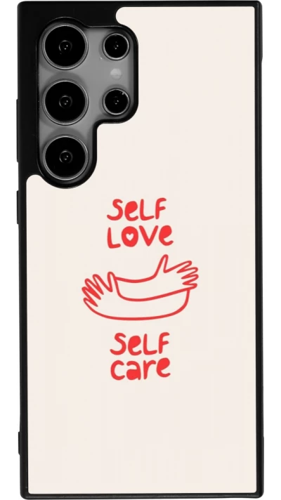 Coque Samsung Galaxy S25 Ultra - Silicone rigide noir Saint Valentines Day 26 Self love self care