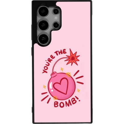 Samsung Galaxy S25 Ultra Case Hülle - Silikon schwarz Saint Valentines Day 26 You are the bomb