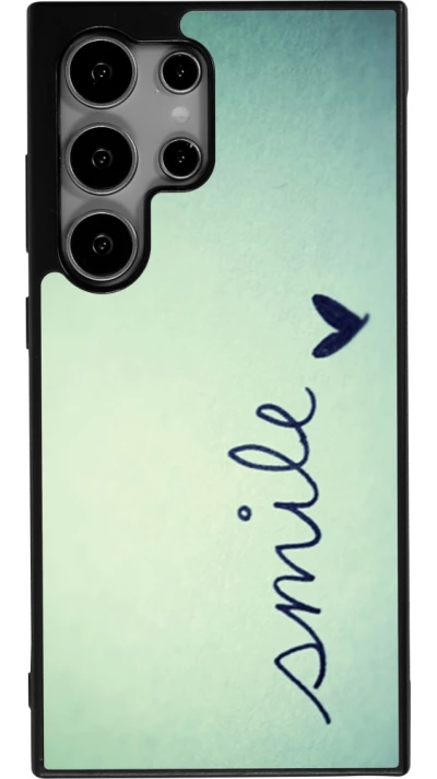 Coque Samsung Galaxy S25 Ultra - Silicone rigide noir Smile